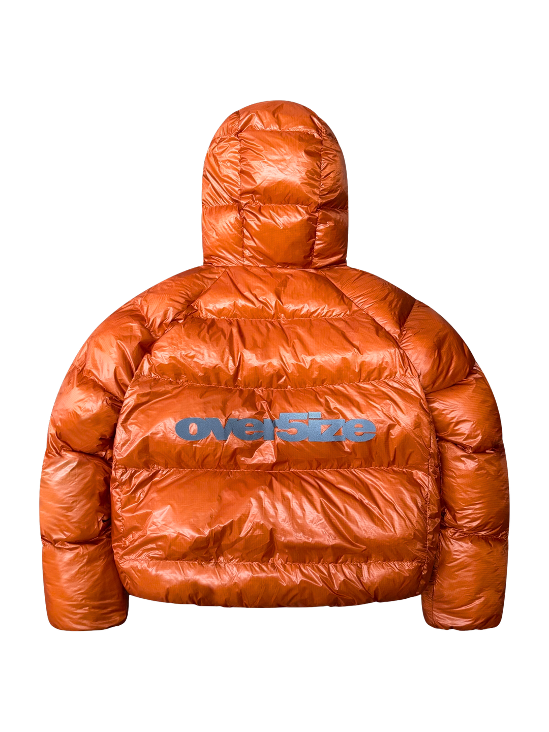 OVER5IZE "DUO" REVERSIBLE PUFFER JACKET ORANGE & GREY