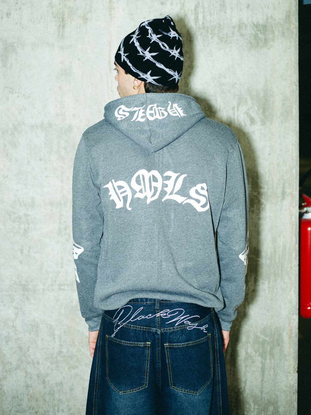 OVER5IZE "freeze" HOODIE GREY