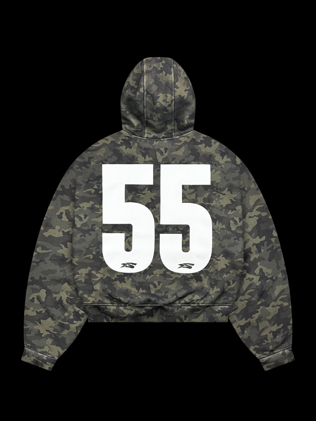 OVER5IZE "Fifty5" ZIP HOODIE IDENTITY CAMO