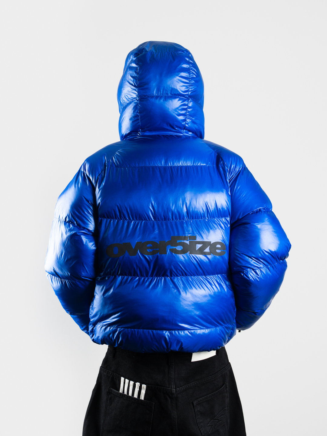 OVER5IZE "DUO" REVERSIBLE PUFFER JACKET BLUE & BLACK