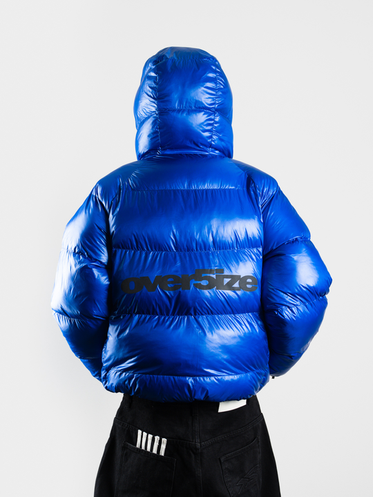OVER5IZE "DUO" REVERSIBLE PUFFER JACKET BLUE & BLACK