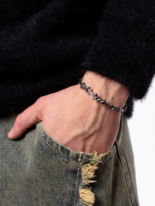 OVER5IZE "boreal" BRACELET DARK SILVER