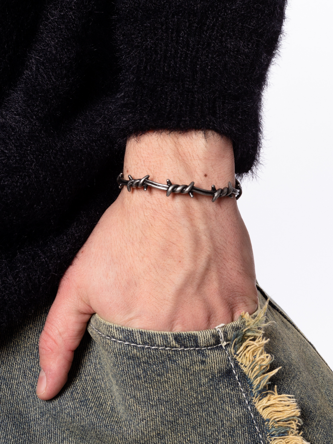 OVER5IZE "boreal" BRACELET DARK SILVER