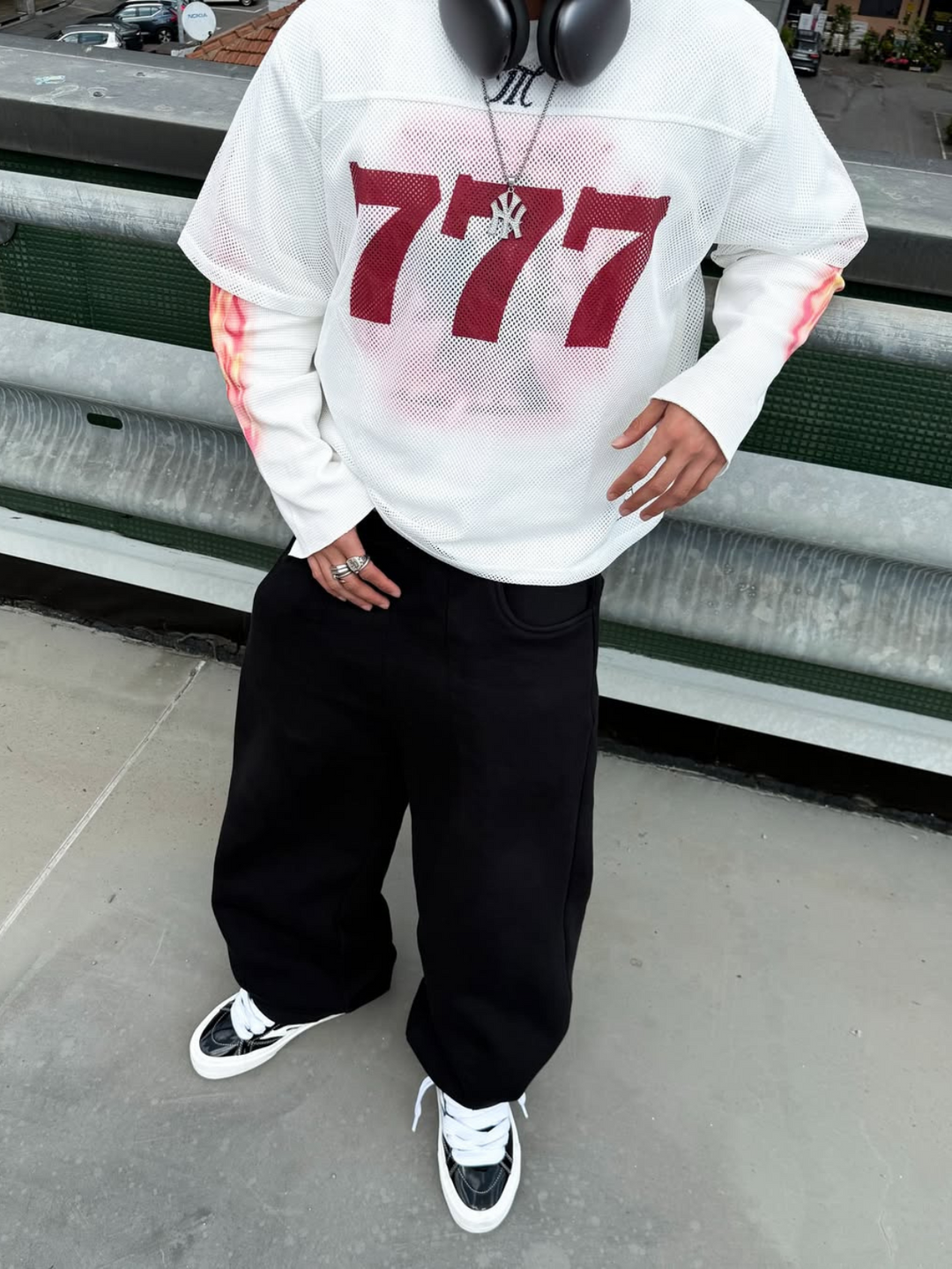 OVER5IZE "Pulse" JERSEY WHITE