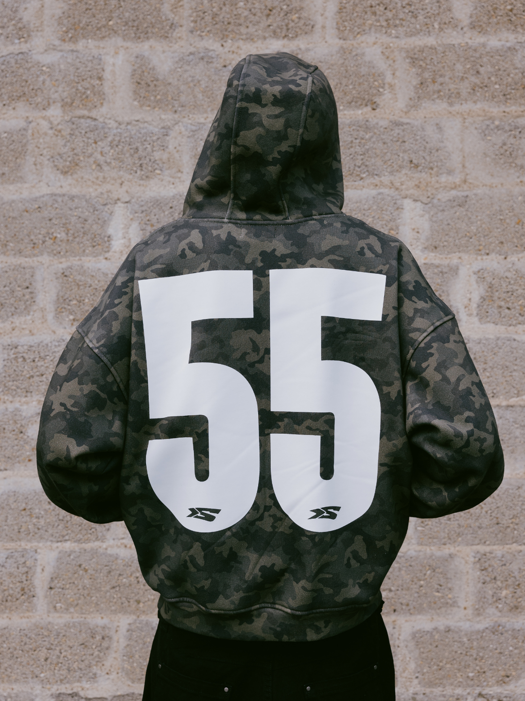 OVER5IZE "Fifty5" ZIP HOODIE IDENTITY CAMO