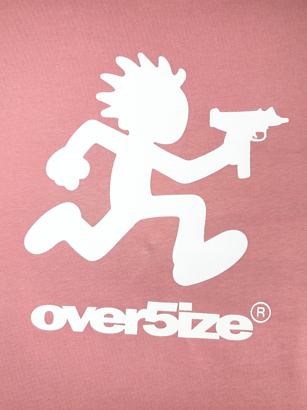 OVER5IZE "kid" TEE PINK