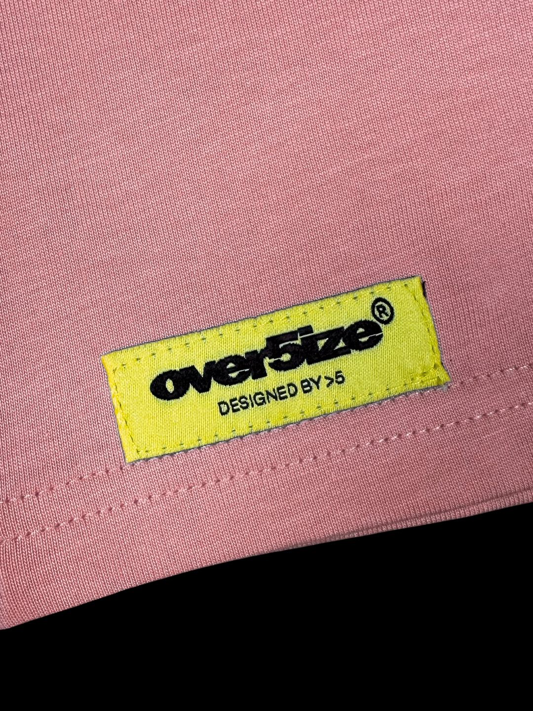 OVER5IZE "kid" TEE PINK