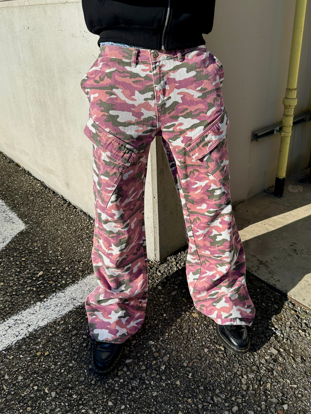 OVER5IZE "rupture" CAMO JEANS