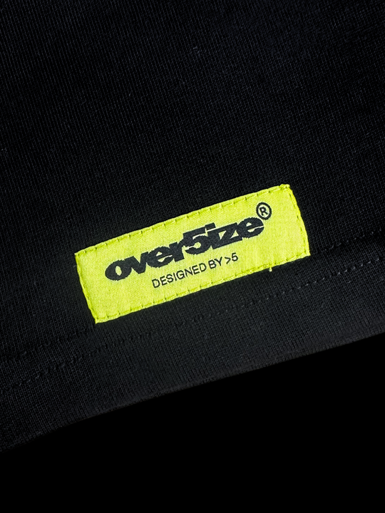 OVER5IZE "kid" TEE BLACK