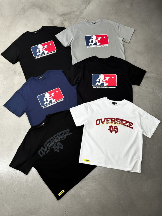 OVER5IZE "major" TEE NAVY BLUE