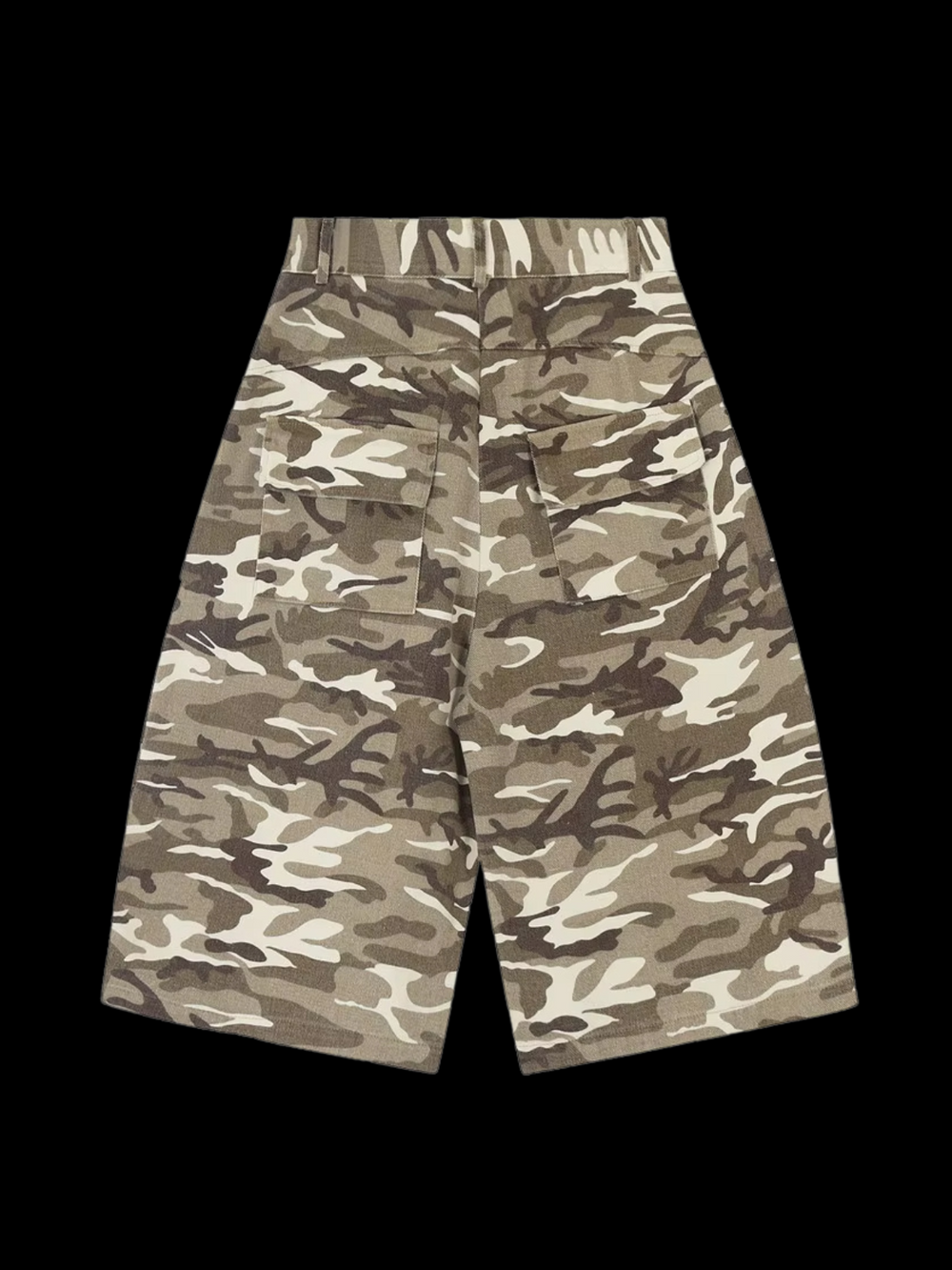 OVER5IZE "envy" JORTS CAMO