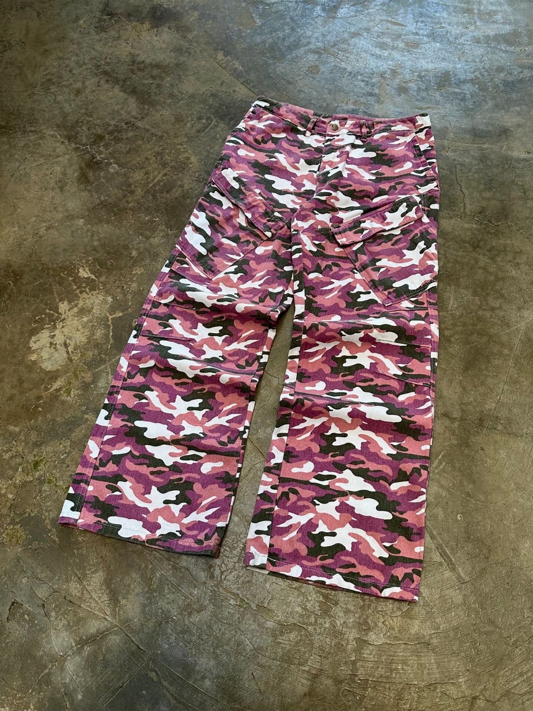 OVER5IZE "rupture" CAMO JEANS