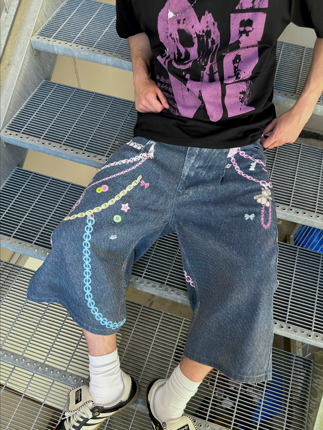 OVER5IZE "rage" JORTS