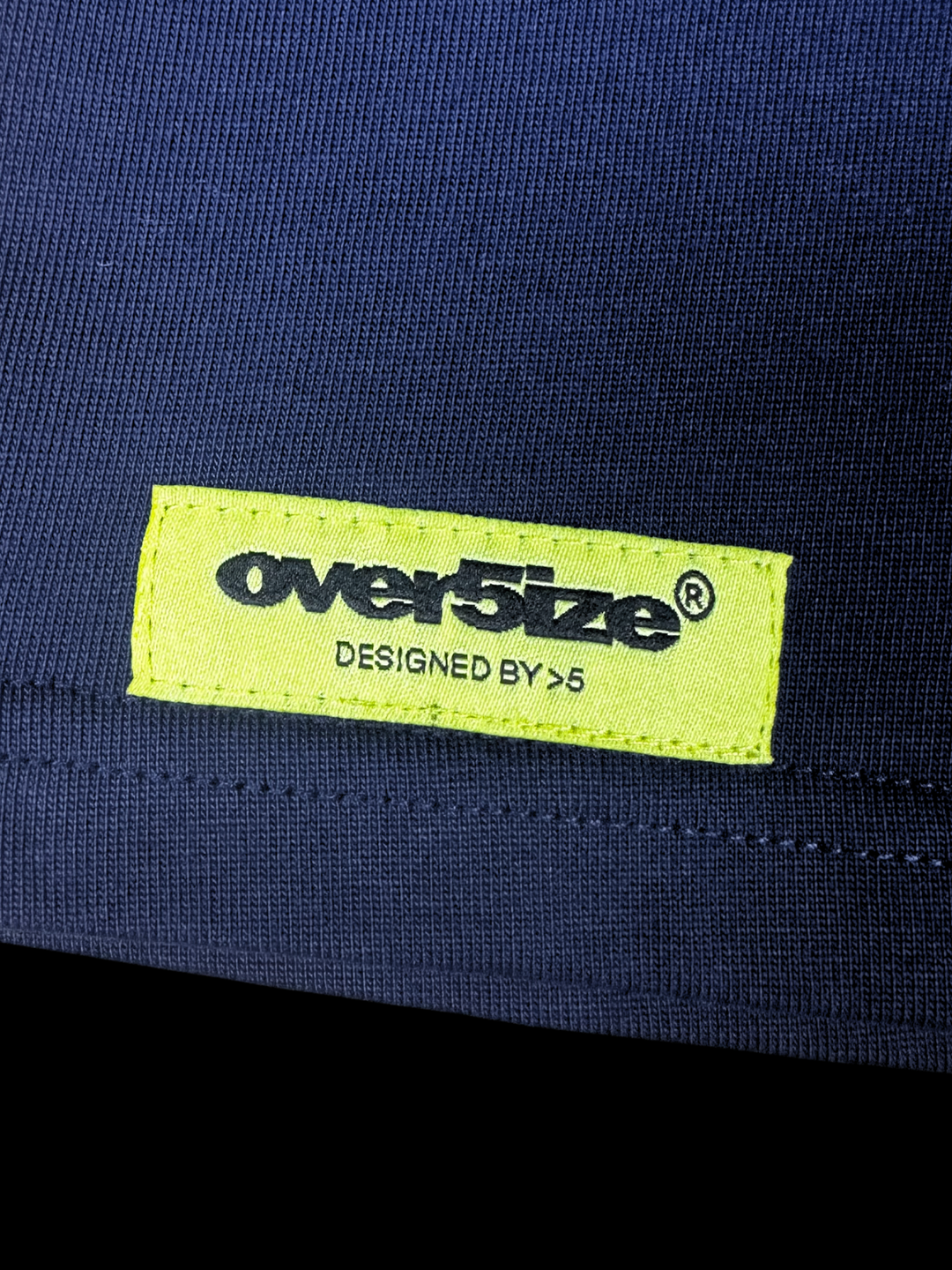OVER5IZE "major" TEE NAVY BLUE