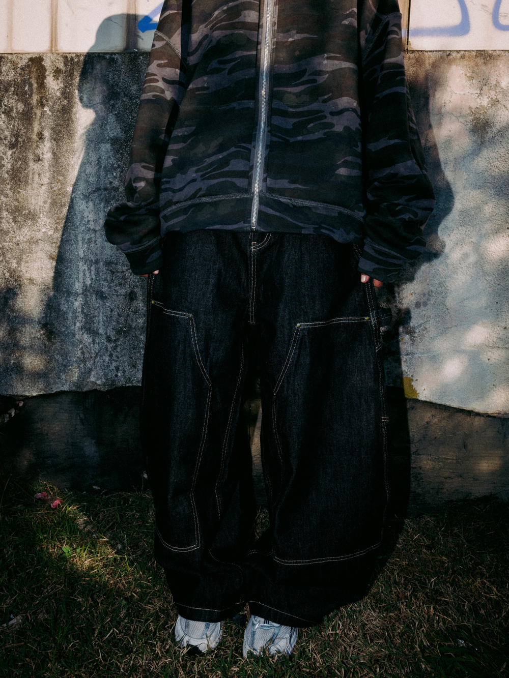 OVER5IZE "concrete" JEANS