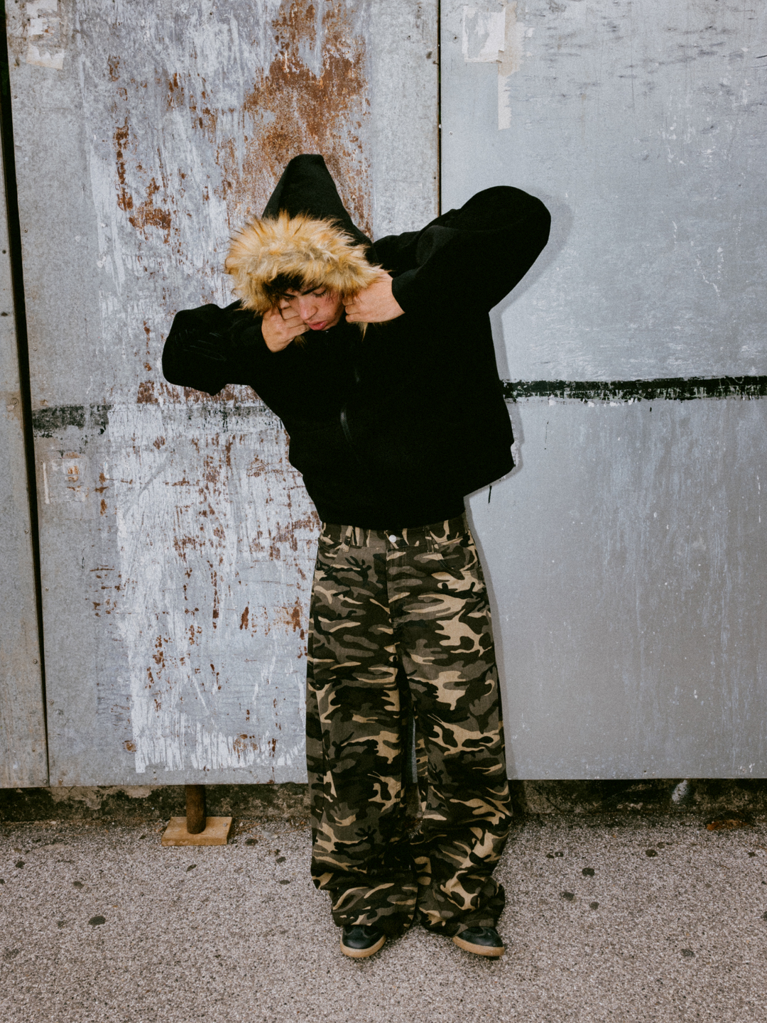 OVER5IZE "moss" CAMO JEANS