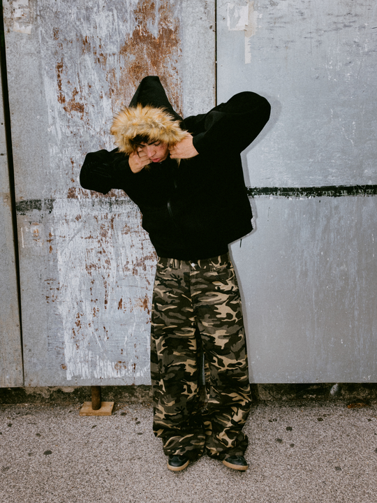 OVER5IZE "moss" CAMO JEANS