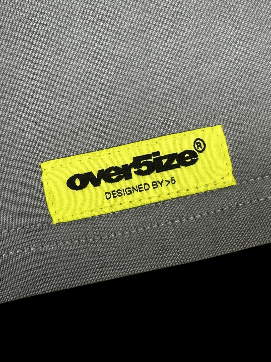 OVER5IZE "major" TEE GREY