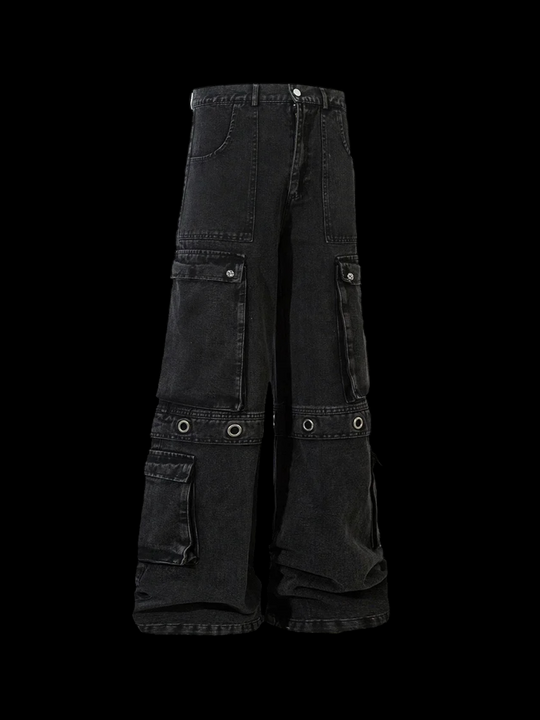 OVER5IZE "ashen" JEANS