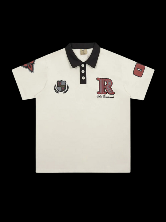 OVER5IZE "glare" POLO BEIGE