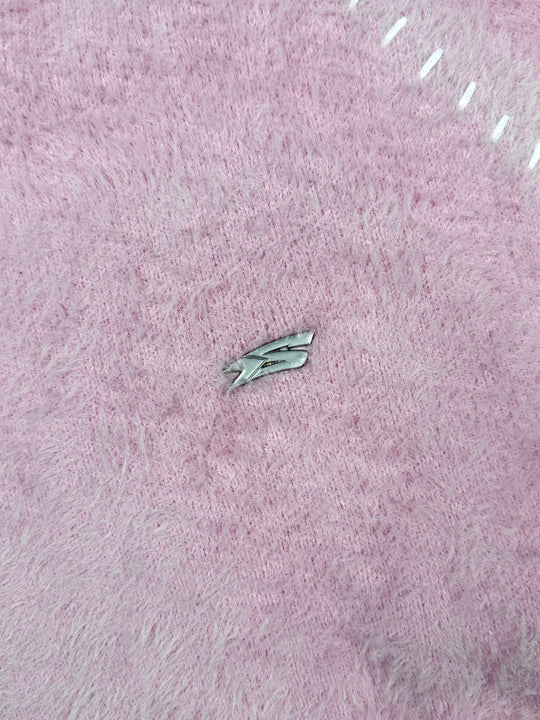 OVER5IZE “wildy” MOHAIR SWEATER PINK