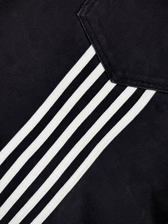 OVER5IZE “stripy” DUAL FIT JEANS BLACK