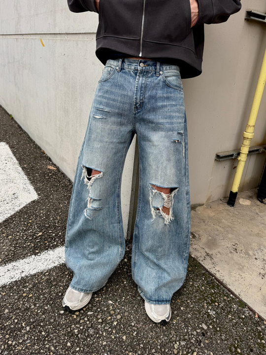 OVER5IZE "cloud" JEANS