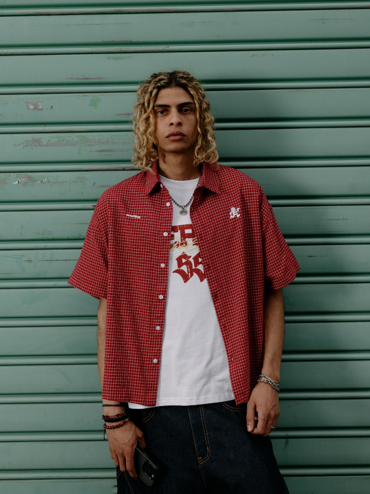 OVER5IZE "flow" SHIRT RED