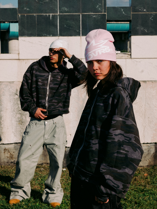 OVER5IZE "fade" DOUBLE-FACED CAMO JACKET