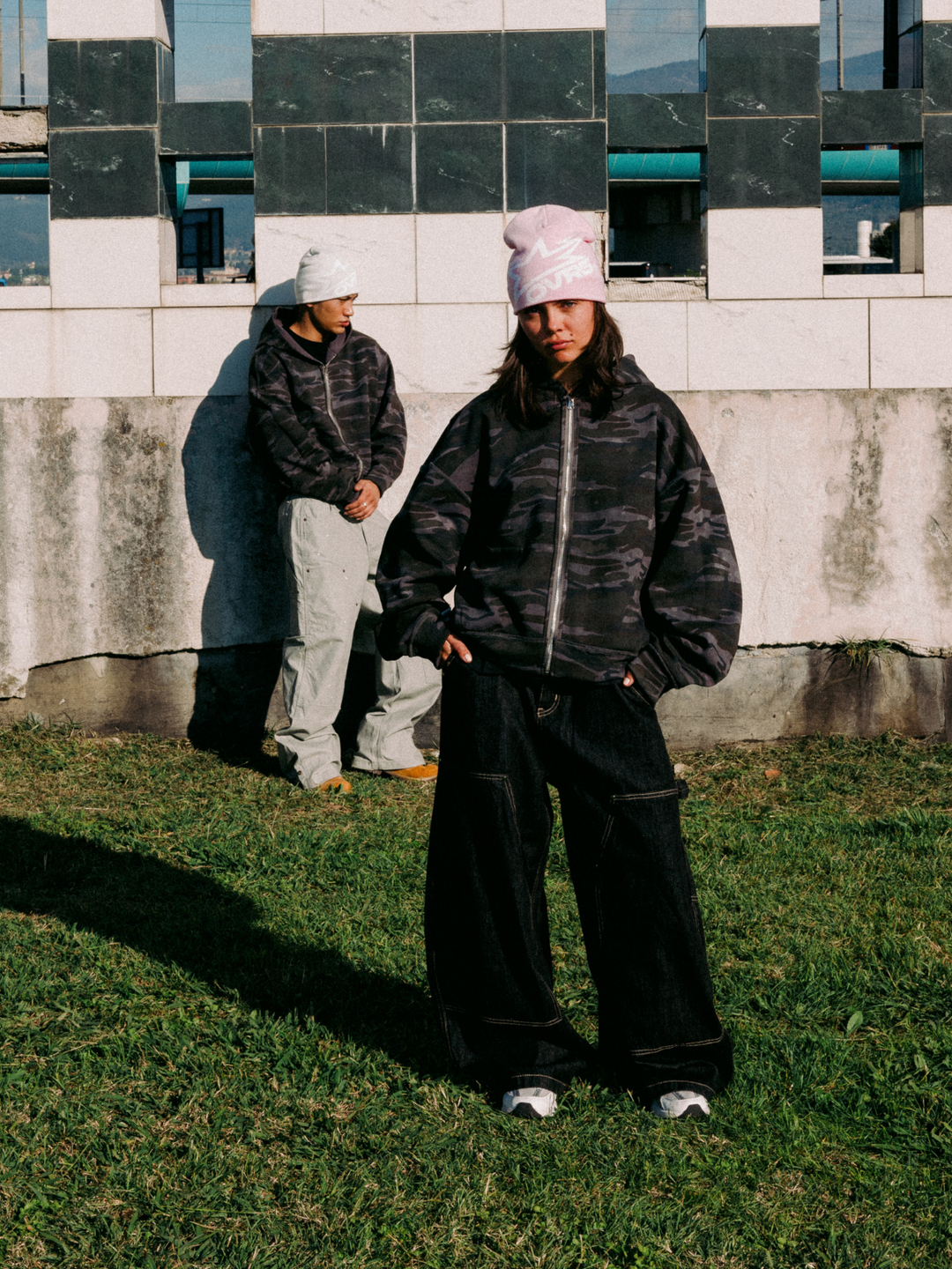 OVER5IZE "fade" DOUBLE-FACED CAMO JACKET