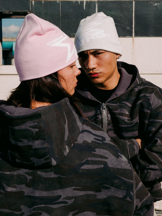 OVER5IZE "fade" DOUBLE-FACED CAMO JACKET