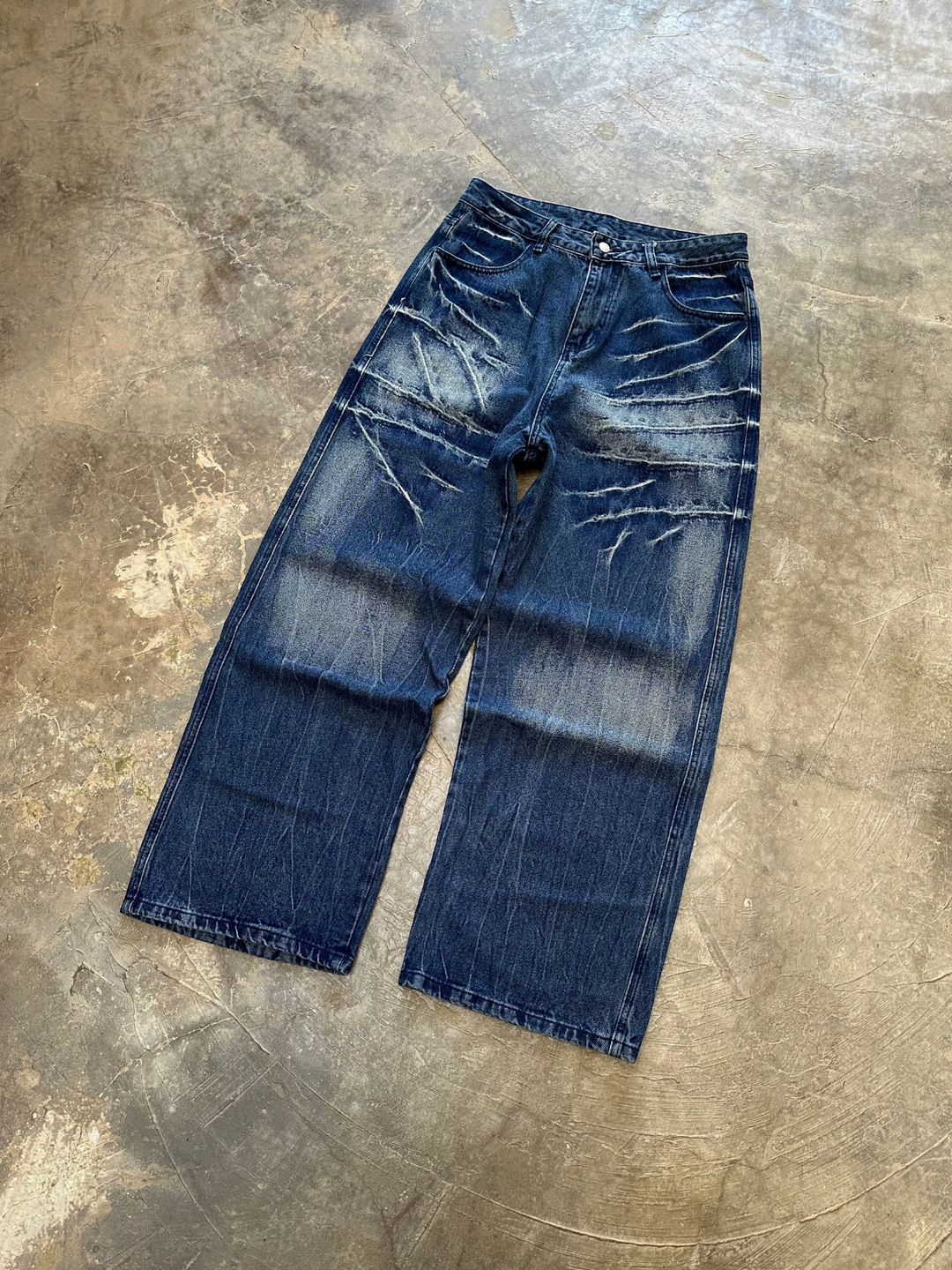 OVER5IZE "whisper" JEANS BLUE