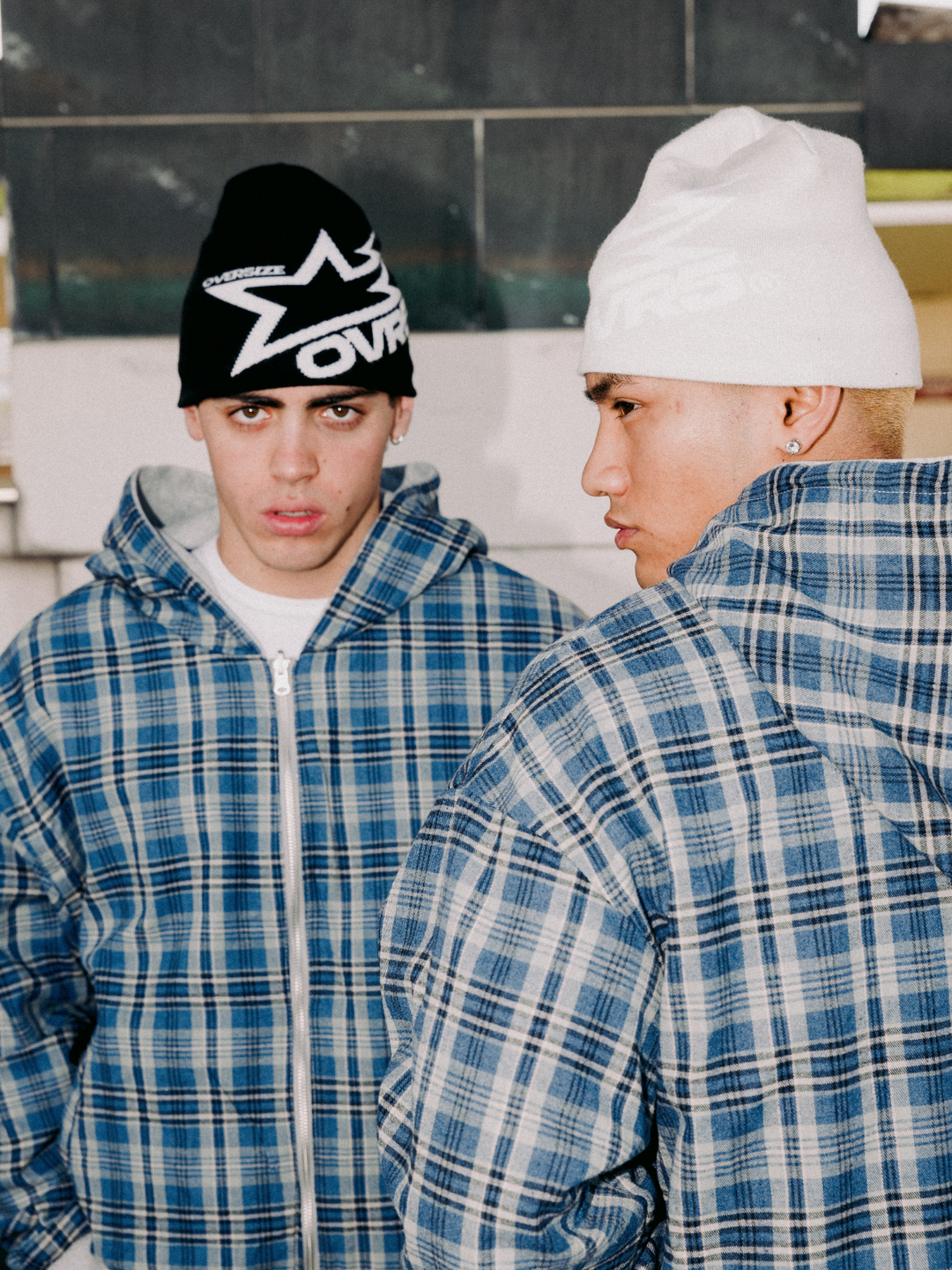 OVER5IZE "echo" DOUBLE-FACED JACKET