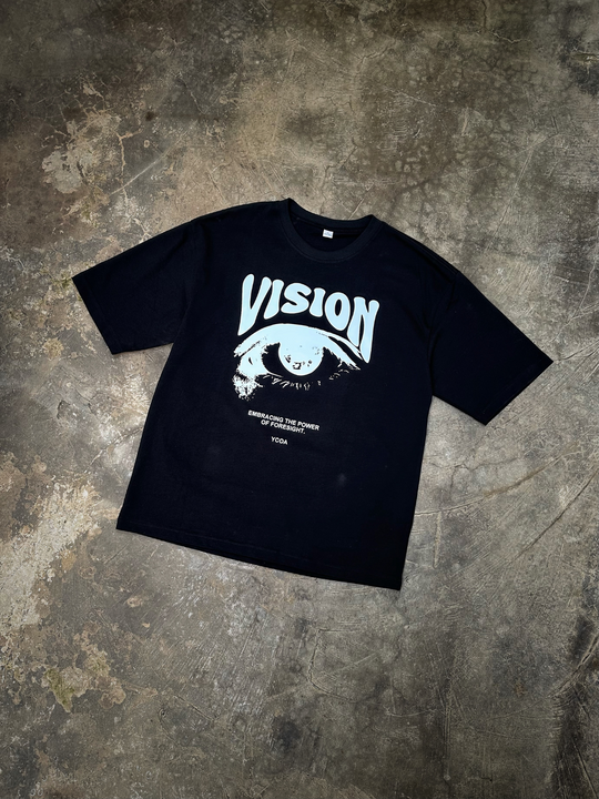 OVER5IZE "vision" TEE BLACK