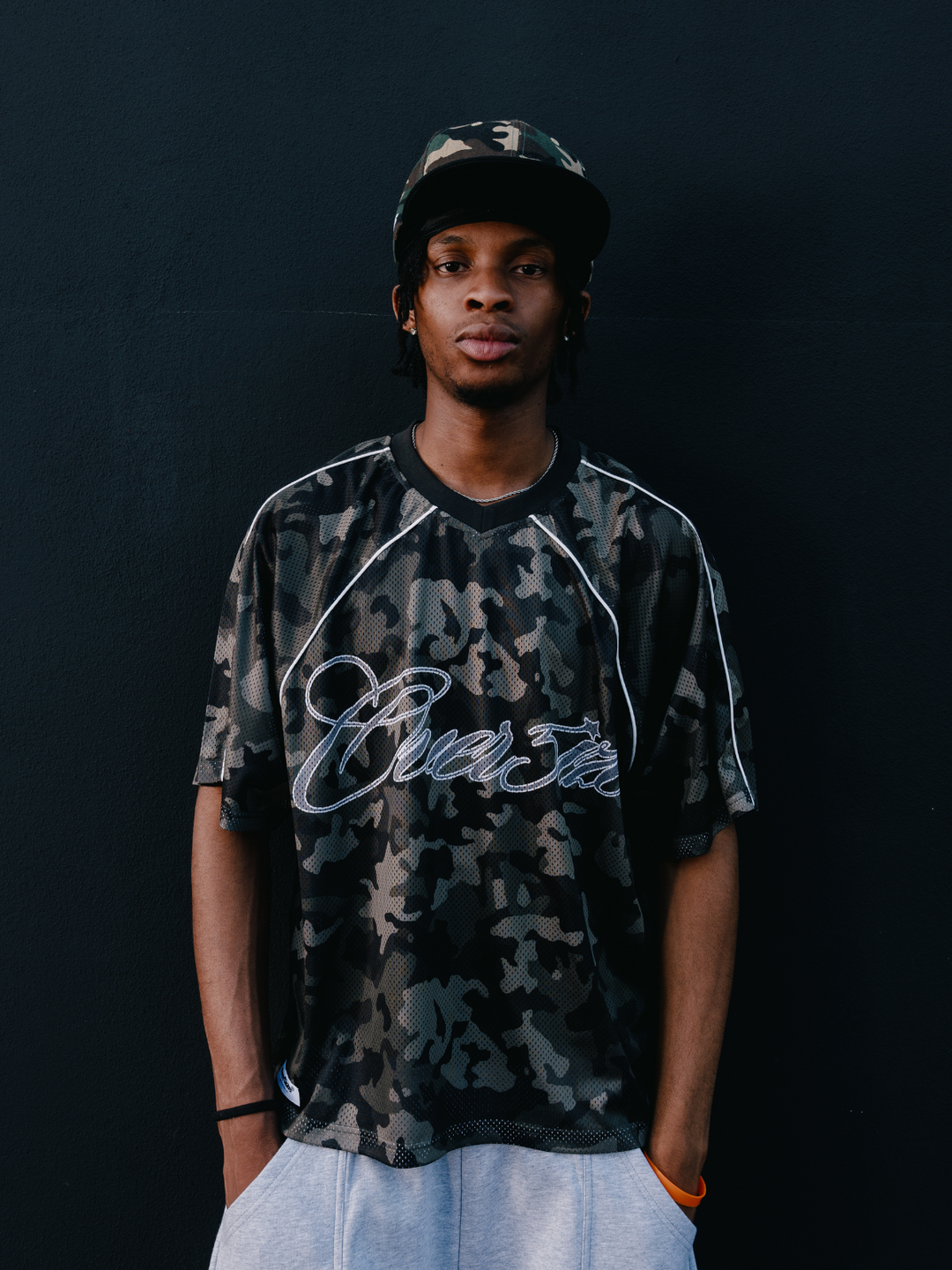 OVER5IZE "sketchy" JERSEY CAMO