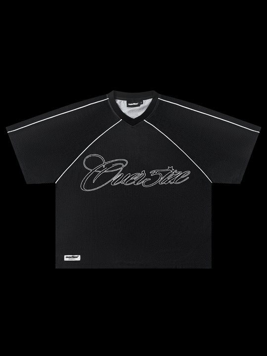 OVER5IZE "sketchy" JERSEY BLACK