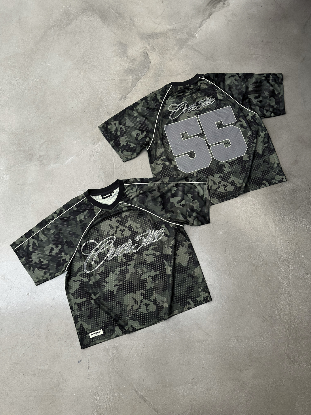 OVER5IZE "sketchy" JERSEY CAMO