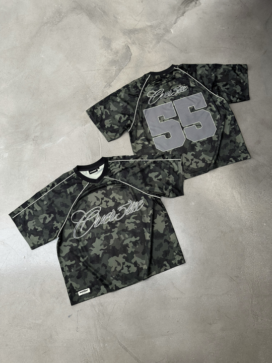 OVER5IZE "sketchy" JERSEY CAMO