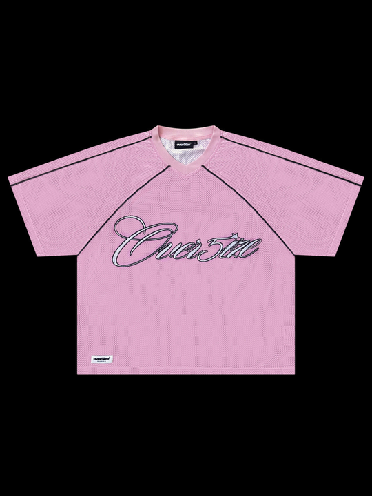 OVER5IZE "sketchy" JERSEY PINK