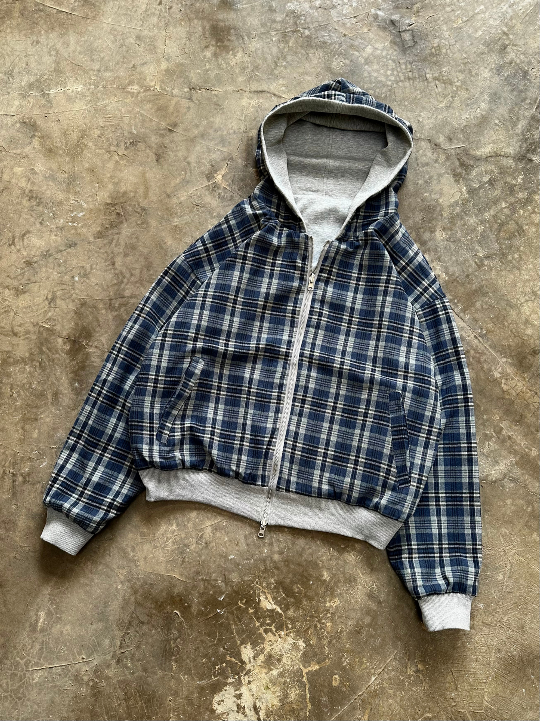 OVER5IZE "echo" DOUBLE-FACED JACKET