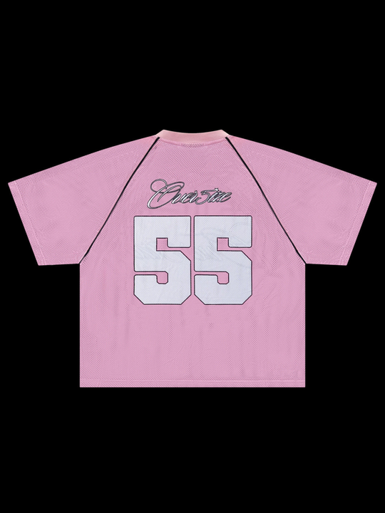 OVER5IZE "sketchy" JERSEY PINK
