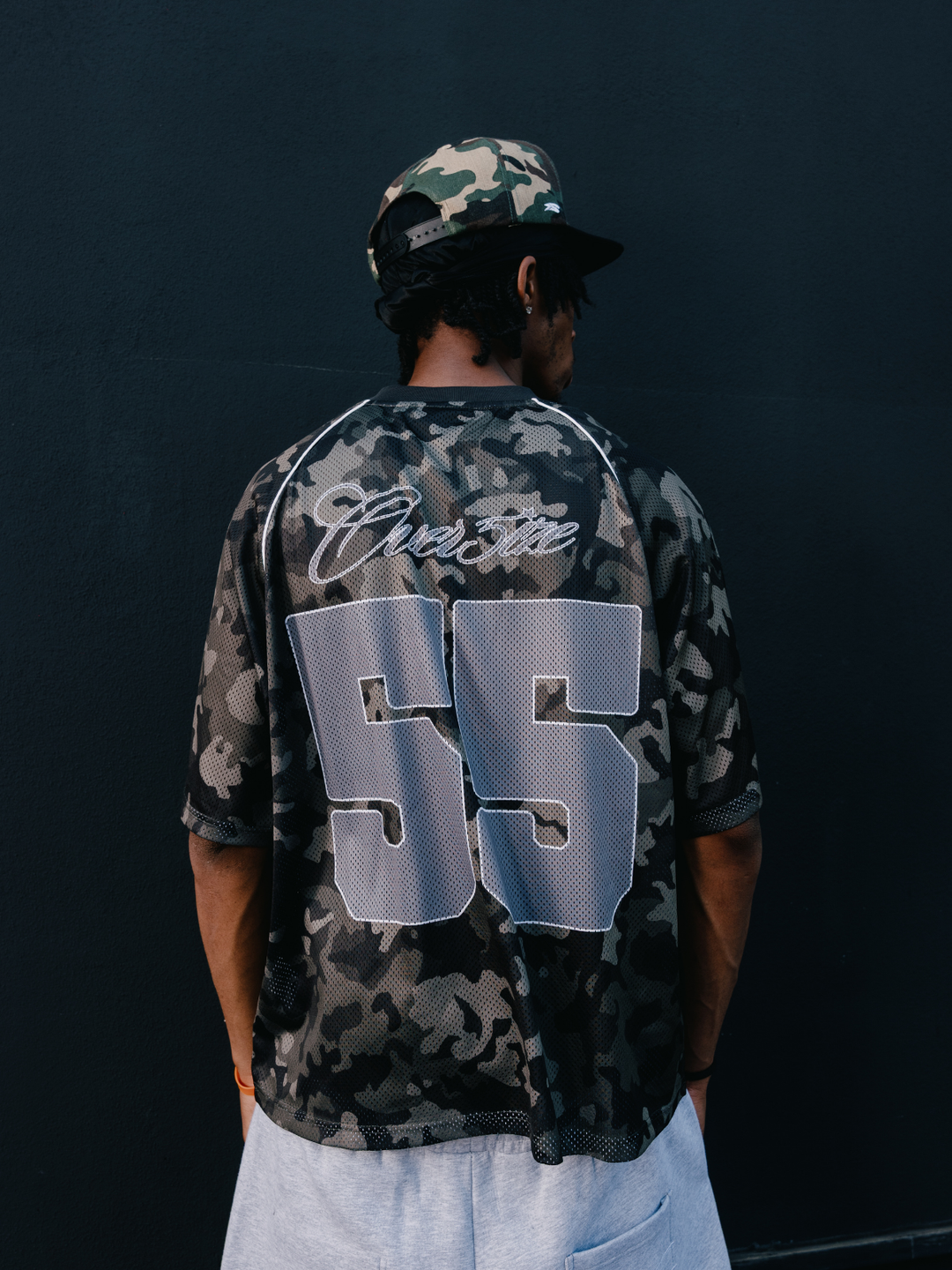 OVER5IZE "sketchy" JERSEY CAMO