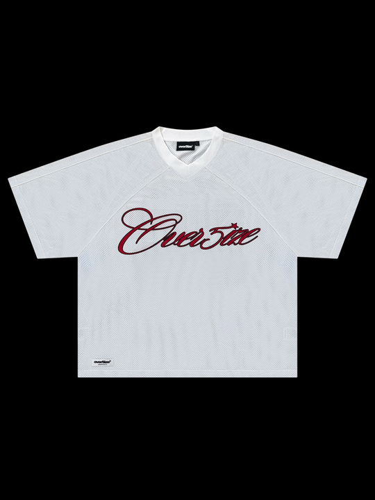 OVER5IZE "sketchy" JERSEY WHITE