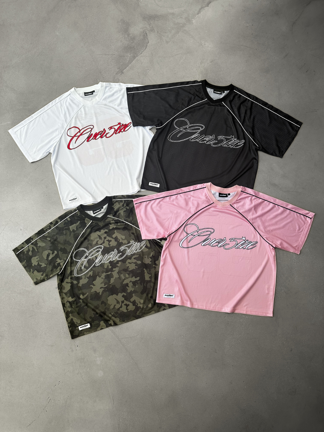 OVER5IZE "sketchy" JERSEY CAMO