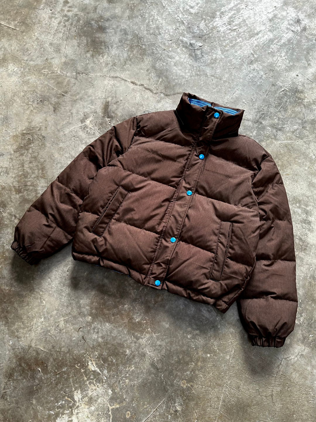 OVER5IZE "motion" DOUBLE-FACED PUFFER JACKET