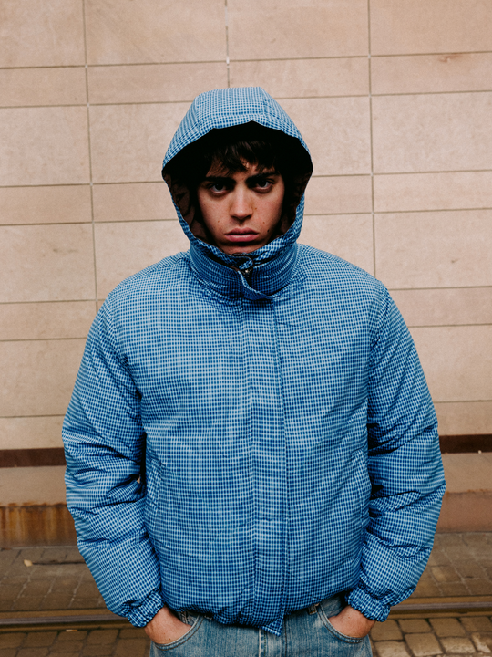 OVER5IZE "motion" DOUBLE-FACED PUFFER JACKET