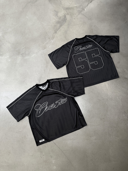 OVER5IZE "sketchy" JERSEY BLACK