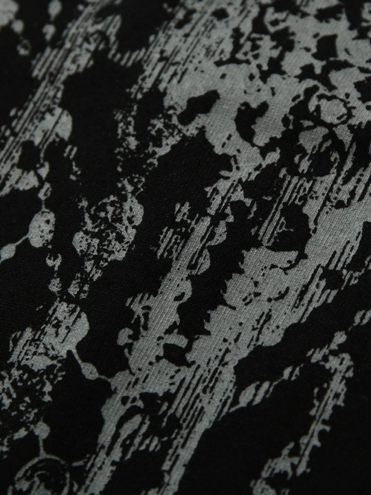 OVER5IZE "scar" POLO BLACK