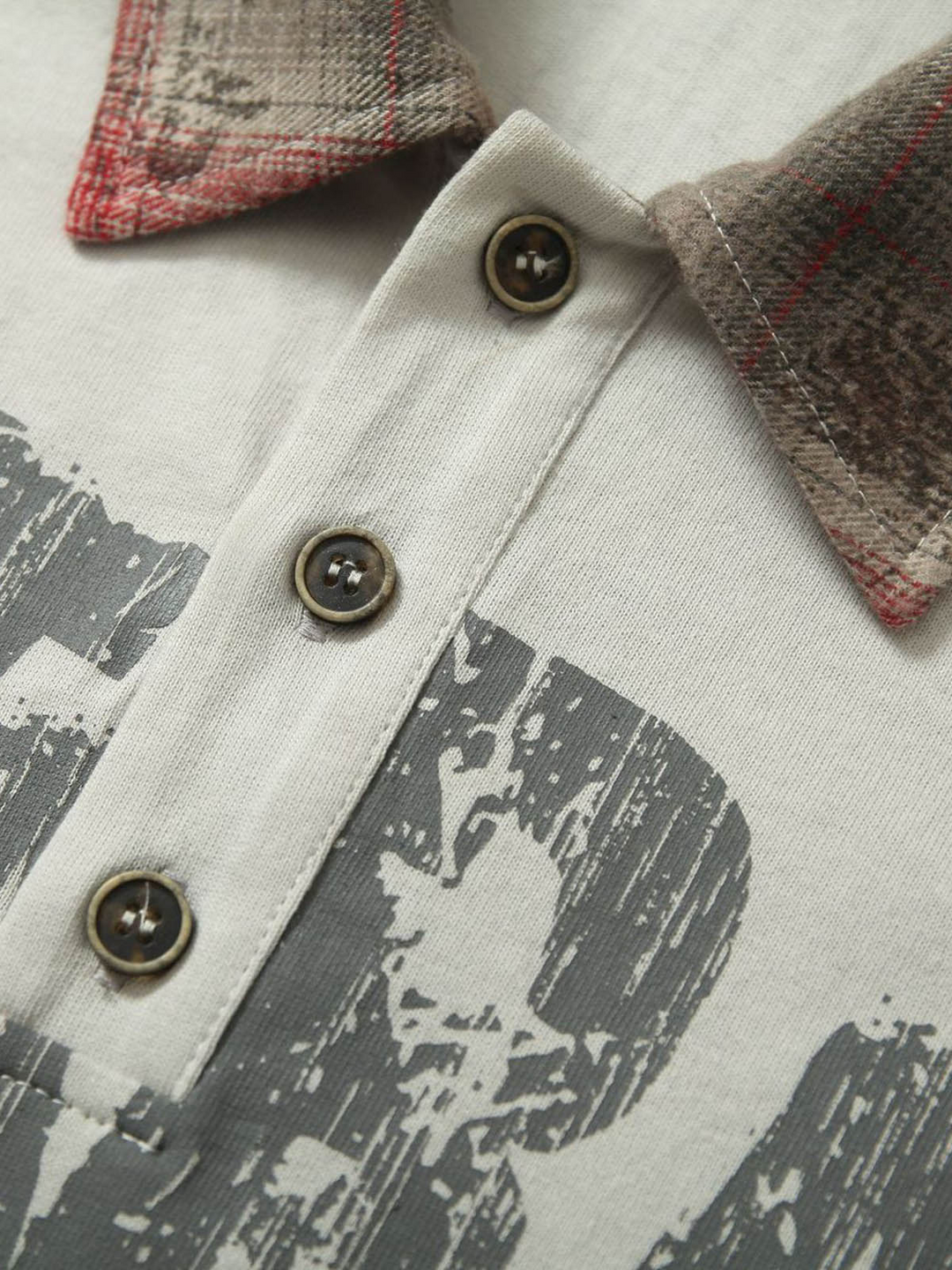 OVER5IZE "scar" POLO BEIGE