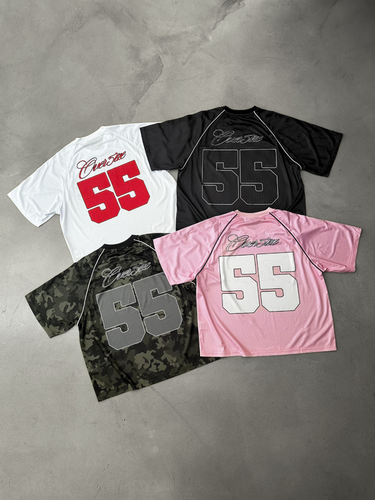 OVER5IZE "sketchy" JERSEY BLACK